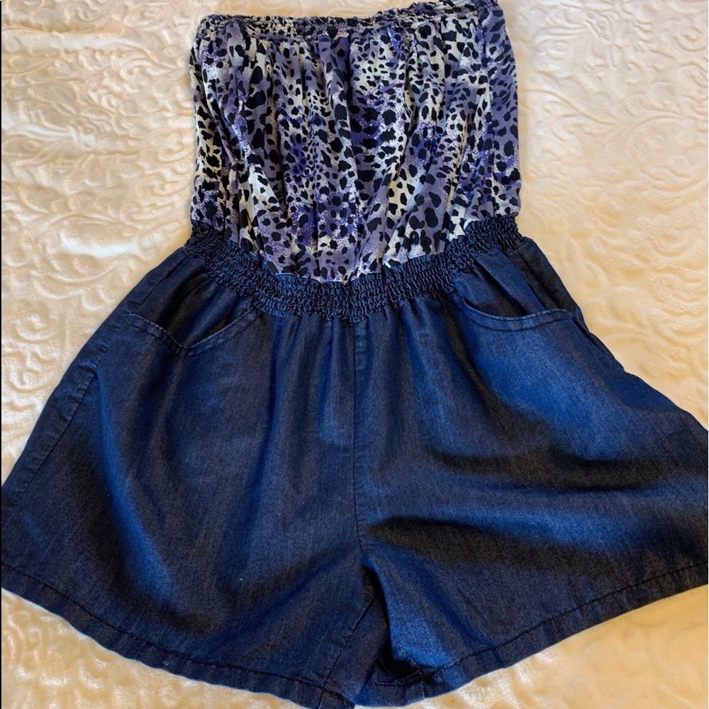 Sleeveless romper